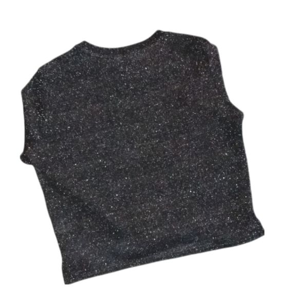 Divided by H&M Sparkly Super Cute Long Sleeved Top ! 🖤😍👀 - Picture 2 of 5